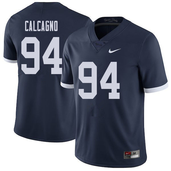 NCAA Nike Men's Penn State Nittany Lions Joe Calcagno #94 College Football Authentic Throwback Navy Stitched Jersey XDE1498DU